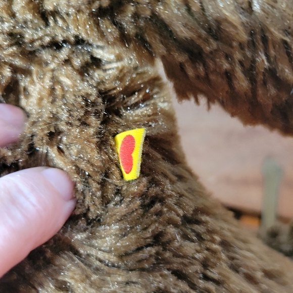 Build-A-bear brown bear Heart tag only - Picture 3 of 5